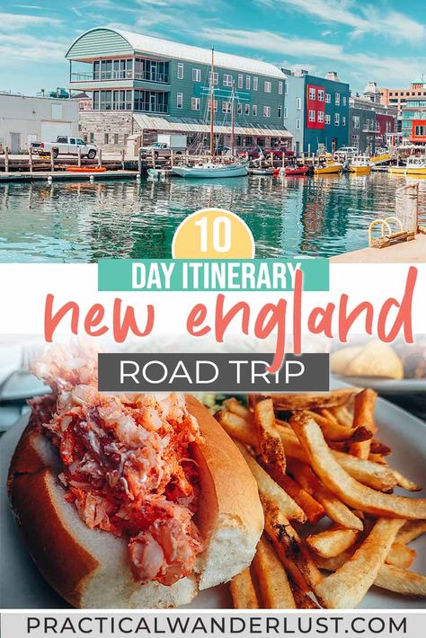 England Road Trip Itinerary, England Road Trip, Maine Road Trip, England Vacation, Vermont Vacation, Vacay Ideas, England Travel Guide, Travel Aesthetics, New England Road Trip