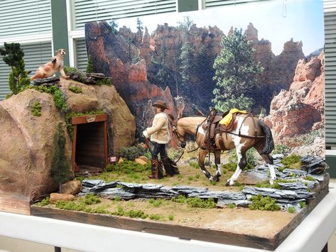 https://flic.kr/p/2iXZGJy | Traditional scale Gold Mine Diorama Breyer Horse Diorama, Breyer Diorama, Breyer Horses Scenes, Western Diorama, Horse Diorama, Breeding Goats, Diy Horse Barn, Bryer Horses, Animal Taxidermy