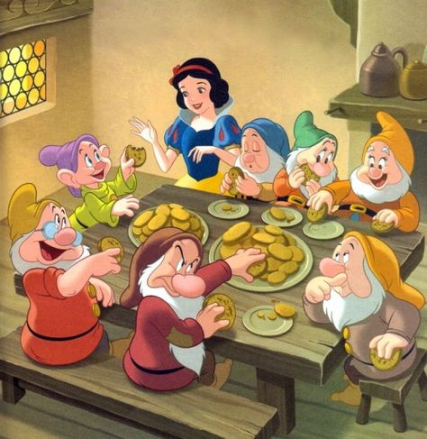 Snow White Characters, Snow White Art, Snow White Seven Dwarfs, Disney Illustration, Dumping Ground, 동화 삽화, Sette Nani, Disney Princess Snow White, Snow White Disney