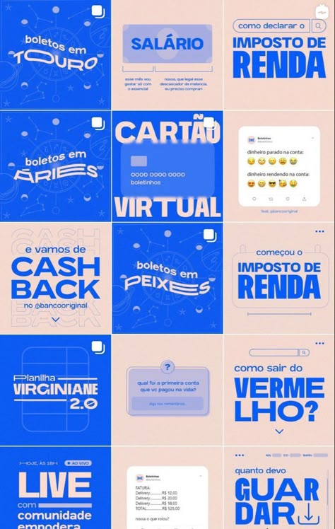 12 Bold Font Canva, 블로그 디자인, Inspiration Typographie, Mises En Page Design Graphique, Instagram Design Layout, Social Media Branding Design, Desain Editorial, Instagram Template Design, Instagram Grid