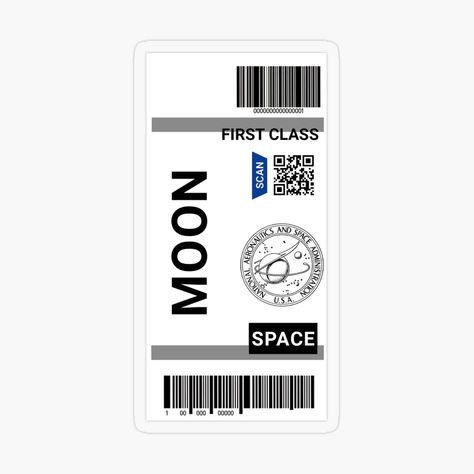 Space Stickers Printable, Space Ticket, Vintage Tickets, Space Stickers, Vintage Ticket, Vision Bored, Kitty Photos, Hello Kitty Photos, Moon Space