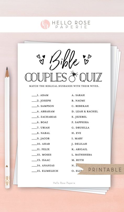 Christian Bridal Shower Ideas, Marriage Night, Bridal Shower Games Unique, Small Private Wedding, Wedding Bingo, Marriage Conference, Couples Quiz, Engagement Games, Simple Bridal Shower