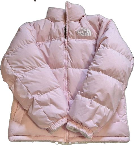 Baby pink puffer north face pink princess Korea Her Drawing, Pink Puffer Jacket, Pink North Face, Pink Sherpa, School Homework, North Face Puffer Jacket, Cute Jackets, Winter Fits, Pink Jacket