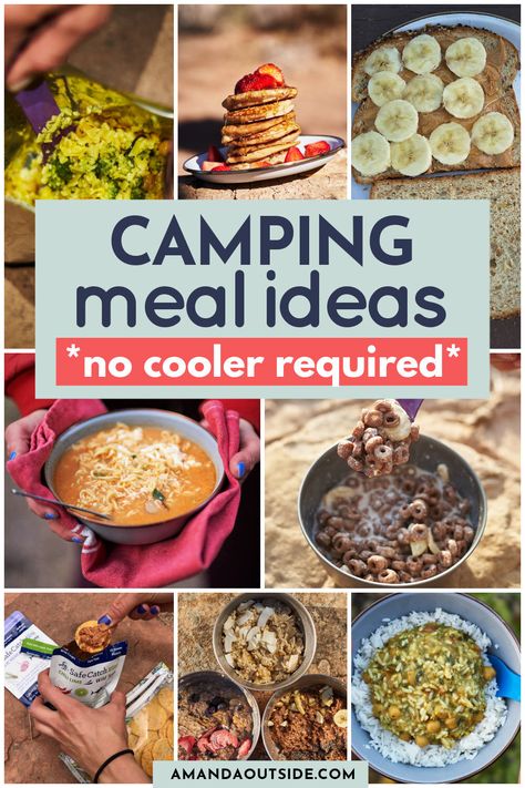 Camping Pantry, Easy Camping Food Ideas, Camping Meal Ideas, Easy Camping Food, Easy Camping Dinners, Food For Breakfast, Camping Food Ideas, Camping Food Make Ahead, Camping Meal Planning