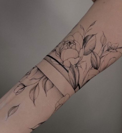 #TattooArt#ArtisticTattoos  #TattooFusion#MatRuleTattoos  #TattooDesigns#InkArt  #TattooInspiration#ArtisticStyle  #TattooIdeas#BodyArt  #CreativeTattoos  #TattooLove#TattooAddict  #TattooArtist#InkedLife  #TattooCommunity#ArtAndTattoos  #TattooArtistsWorldwide  #TattooArtistry#TattooLife Meaningful Wrist Tattoos, Cuff Tattoo, Wrap Tattoo, Beautiful Flower Tattoos, Infinity Tattoos, Bad Tattoos, Tattoo Bracelet, Dragon Tattoo Designs, Knee Tattoo