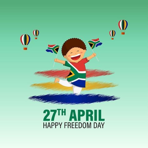 Vector illustration of south africa free... | Premium Vector #Freepik #vector #flag-design #nationality #independence #flag-background Africa Freedom Day, Freedom Day South Africa, Book Cover Design Template, Vinyl Poster, Hanging Fabric, Hand Drawn Vector Illustrations, Banner Advertising, Fabric Banner, White Picture Frames