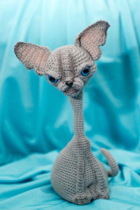 Gallery.ru / Van Diesel - sphynx - Amigurumi8 - ladyirisha Crochet Cats, Van Diesel, Cat Crochet, Cat Amigurumi, Sphynx Cat, Cat 2, Kawaii Cat, Lucky Cat, Crochet Cat