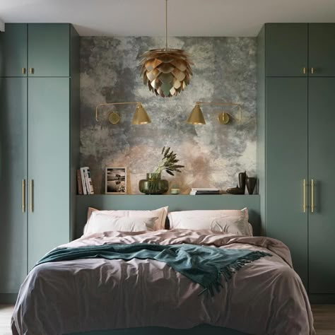 Luxury Bedroom Ideas To Inspire You! #luxuryfurniture #interiordesign #designideas #bedroomdesign #modernbedroom #interiordesign #decor #bedroomdecor #interiordesignstyles #interiordesigninspiration #luxuryinteriordesign #interiordesignstyles #inspirationfurniture #bedroomdesign #homedecorideas #homedesign #homeinspiration #furniture #furnitureinspiration #masterbedroomideas #contemporarydesign #bedroomideas #homedecor #bocadolobo #exclusivedesign #luxurybedroom #masterbedroom Small Bedroom Storage, Brass Light, Scandinavian Bedroom, Bedroom Wardrobe, Small Room Bedroom, Trendy Home, Scandinavian Home, Minimalist Bedroom, Bedroom Colors