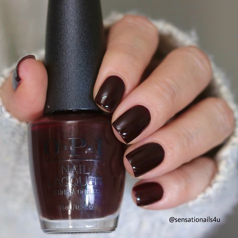 Opi Dark Fall Colors, Plum Brown Nails, Opi Complimentary Wine Gel, Complementary Wine Opi, Brown Red Nail Polish, Complimentary Wine Opi Gel, Opi Wine Colors, Deep Plum Nails, Opi Complimentary Wine