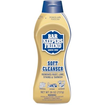 Shop Bar Keepers Friend 26-fl oz Citrus Liquid All-Purpose Cleanerundefined at Lowe's.com. Bar Keepers Friend 26 oz soft cleanser is the liquid version of our original BKF cleanser and polish powder. Ready-to-use formula to quickly coat hard, Remove Rust Stains, Shower Stalls, Bar Keepers Friend, Bar Keeper, Tub Cleaner, Stainless Steel Cleaning, Bathroom Cleaner, Soap Scum, How To Remove Rust