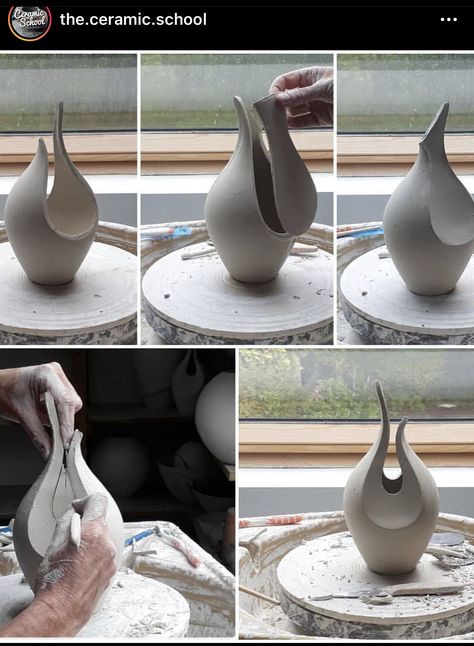 Slab Ceramics, Pottery Lessons, Pot Decoration, Ceramic Art Sculpture, Sculpture Art Clay, Pottery Form, Ceramic Texture, Advanced Ceramics, White Cement