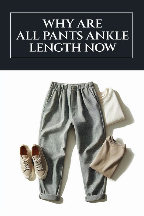 Why Are All Pants Ankle Length Now Ankle Pants Women Outfit, Ankle Pants Women, Ankle Length Pants, Fashion Industry, Ankle Pants, How To Style, Fast Fashion, Long Pants, Dress Codes