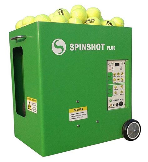 Spinshot Plus Tennis Ball Machine Tennis Ball Machines, Tennis Ball Machine, Neat Gadgets, Pro Tennis, Tennis Equipment, Gadgets Gifts, Sports Products, Racquets, Play Tennis