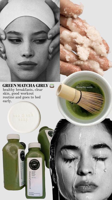 Matcha Girl, She Is The Moment, Matcha Aesthetic, Green Matcha, Aesthetic Girly, Coffee Obsession, The Glow Up, Get My Life Together, Healthy Lifestyle Motivation