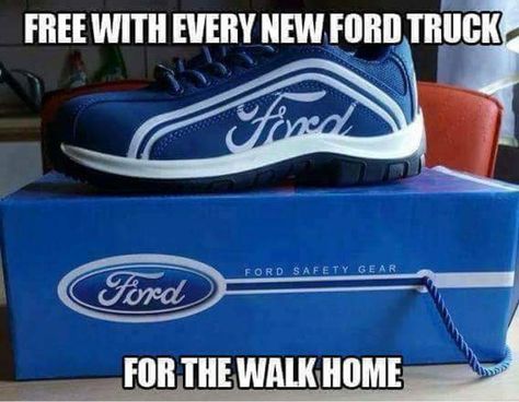 40 Funny Memes and Awesome Pics To Help Pass The Time - Funny Gallery Ford Humor, Chevy Vs Ford, Chevy Jokes, Ford Memes, Ford Jokes, Trucking Humor, Truck Memes, Car Jokes, Funny Car Memes