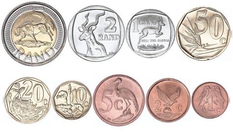 South African Money, Geometric Shapes Names, South Africa Facts, Africa Facts, Printable Play Money, Sell Old Coins, Old Coins Value, Money Activities, Mama Africa