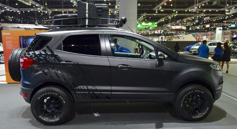 Ford Ecosport. Black Ford Ecosport Off Road, Mustang Car Aesthetic, Blacked Out Cars, 2022 Ford Mustang, Daihatsu Terios, Mustang Car, Ford Suv, Ford Mustang Car, Aesthetic Cool