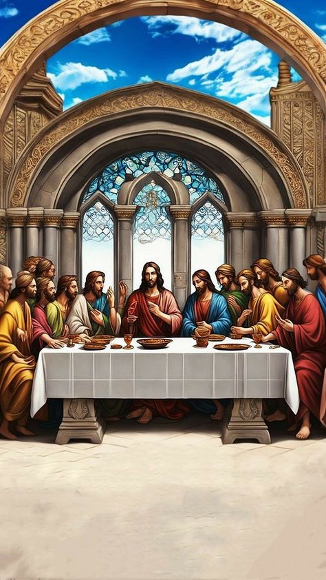 Lent 2024, Isus Krist, Jesus Images Hd, The Last Supper Painting, Jesus Last Supper, Mary Jesus Mother, Our Father Who Art In Heaven, Pictures Of Christ, Jesus Christ Artwork