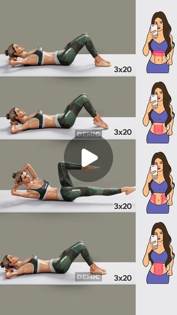 DEMIC STORY on Instagram: "Get A Flat Stomach And Lose Fat 💪🔥" Work Outs For Flat Stomach Lose Belly, Exercises For Flat Stomach, Demic Story, Exercise For Flat Stomach, Stomach Fat Workout, Get A Flat Stomach, Lower Stomach, Home Workouts, Stomach Fat