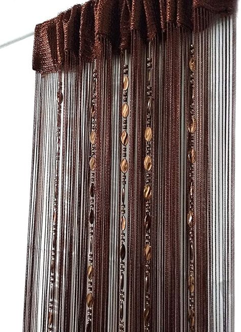 Amazon.com: ave split 100cmX200cm Decorative Door String Curtain Beads Wall Panel Fringe Window Room Divider Blind for Wedding Coffee House Restaurant Parts Door Divider Beads Tassel Screen Decoration (coffee25): Kitchen & Dining Room Divider Blinds, Window Room Divider, Curtain Beads, Beaded Door Curtains, Bamboo Beaded Curtains, Window Brands, Door Dividers, Door Beads, String Curtains