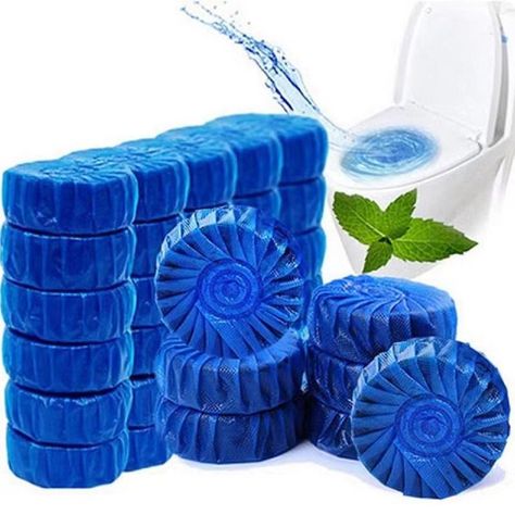 10PCS Automatic Flushing Blue Bubble Toilet Cleaner Bathroom Freshener Toilet Restroom WC Cleaning Flush Tool Bathroom Freshener, Blue Toilet, Clean Deodorant, Hotel Cleaning, Toilet Cleaner, Toilet Cleaning, Bathroom Cleaning, Nail Clippers Set, Chopsticks Set