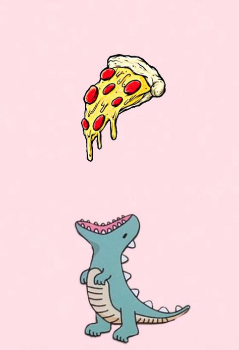 Dragon Phone Wallpaper, Dinosaur Things, T Rex Cartoon, Dino Stickers, Bff Wallpaper, Pizza Tattoo, Pizza Art, Dinosaur Wallpaper, Future Wallpaper