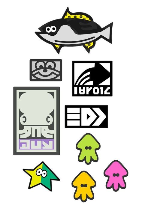 Splatoon App Icons, Splatoon Tumblr, Splatoon Costume, Nintendo Art, Cover Art Design, Graffiti Lettering, Display Design, Illustration Character Design, 로고 디자인