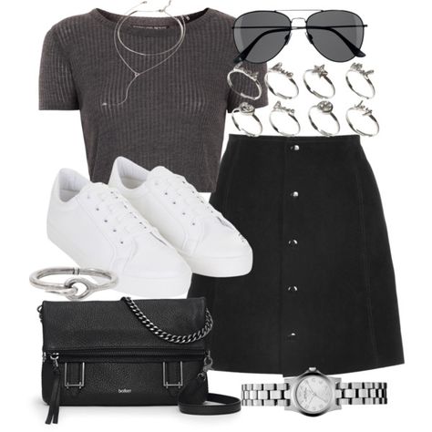 Untitled #17132 by florencia95 on Polyvore featuring Topshop, ASOS, Acne Studios, Forever 21 and H&M Biker Chick Outfit, Outing Outfit, Clueless Outfits, Future Clothes, Stylish Work Attire, Edgy Outfits, Casual Style Outfits, Teen Fashion Outfits, Polyvore Outfits