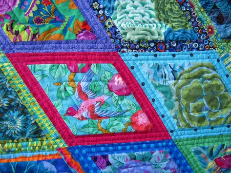 Kaffe Fassett Quilts, Colour Theory, Amy Butler, Crochet Needles, Kaffe Fassett, Blue Quilts, Quilting Tutorials, A Class, Yellow Roses