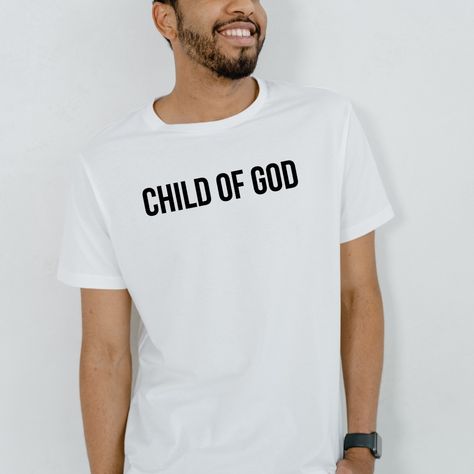 Introducing our "Child of God" tee - a reminder of who you are in His eyes. 🙏 Whether you're strolling through your day or worshiping in His presence, let this shirt be a beacon of faith and affirmation.⁠ ⁠ 👕 Made with soft, breathable fabric for comfort all day long.⁠ 🙌 Wear it proudly and spread His love wherever you go.⁠ ✨ Because you are fearfully and wonderfully made.⁠ ⁠ Get yours now and wear your faith on your sleeve! #ChildOfGod #FaithFashion #WearYourFaith #HisBeloved Fearfully And Wonderfully Made, In His Presence, Wonderfully Made, Child Of God, Christian Apparel, Christian Clothing, His Eyes, Breathable Fabric, Collage