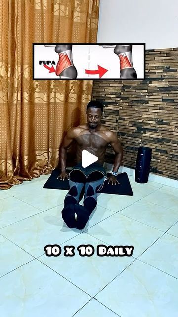 Chibuzor Chukwuemeka on Instagram: "FUPA Workout For Beginners: Lower Belly Fat Exercise 
#absworkout #losebellyfat #beginnerworkout" Fupa Exercises, Fupa Workout, Belly Fat Exercise, Belly Roll, Core Strength Exercises, Exercise Ideas, Everyday Workout, Lower Belly Fat, Abdominal Exercises