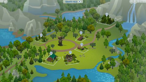 The Sims 4 worlds Archives - The Sims fan page Mods Sims 4, San Myshuno, House Decorating Ideas Apartments, Scout Camping, Autumn Park, Sims 4 Update, Sims 4 Build, Outdoor Retreat, Park Homes