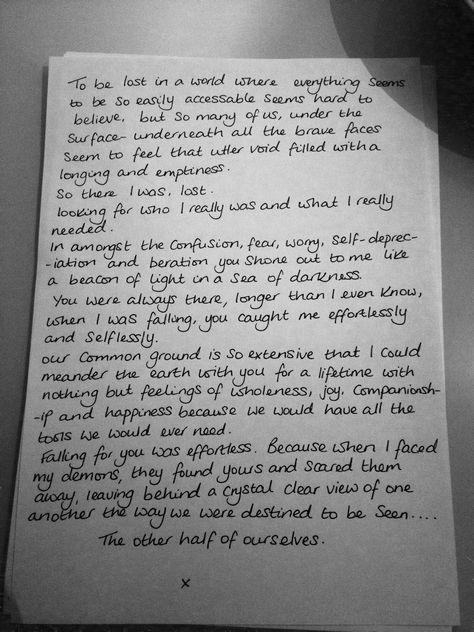 Finding you was finding me. Things To Write In Love Letters, Birthday Essay For Boyfriend, Love Letters To Your Friend, What To Write In A Diary For Boyfriend, Love Letters To Friends, Love Journal For Best Friend, Letter To Self, Something To Write In Diary, Hand Written Letters To Best Friend Aesthetic