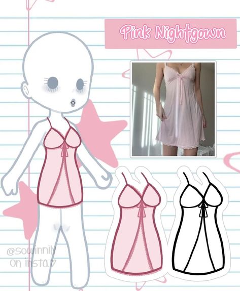 Gacha Costume Clothes, Gacha Dress Edit, Gacha Custom Clothes, Gacha Clothes Drawing, Gacha Life Sleep Outfits, Gacha Accessories, Gacha Base, Gacha Props, Gacha Clothes