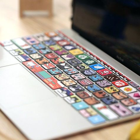 Protect your MacBook keyboard from wear and tear with this silicone skin. It's easy to install and remove, and it comes in a variety of colors to match your MacBook. #MacBook #KeyboardCover . #Macbook_Keyboard_Stickers #Macbook_Keyboard_Decal #Keyboard_Sticker #Keyboard_Decal Macbook Keyboard Stickers, Macbook Keyboard Decal, Macbook Keyboard Cover, Custom Hard Hats, Keyboard Sticker, Custom Macbook, Custom Wall Stickers, Keyboard Decal, Hard Hat Stickers