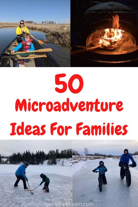 Family adventure skating, winter biking, cooking on a fire, paddling a canoe Winter Picnic, Adventure Ideas, Adventure Inspiration, Animal Tracks, The Small Things, Camping Activities, A Pond, Picnic Foods, Canoeing