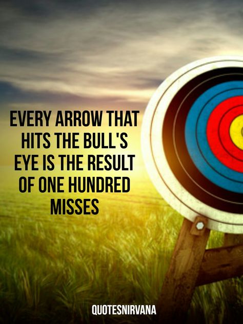 Never get disappointed by the failure. In fact learn from it and make them the steps of your success.  #quotesnirvana #quotestoliveby #motivation #quote #inspiration #quotes #motivationalquotes #inspirationalquotes #inspire #failure #success #successquotes #arrow #bullseye #train #workhard #goodmorning #morningquotes #instalovers #instago #instagram #instaquotes Archery Quotes Motivation, Nasp Archery, Archery Party, Meaning Full Quotes, Archery Quotes, Archery Aesthetic, Archery Mom, Sick Quotes, Archery Training