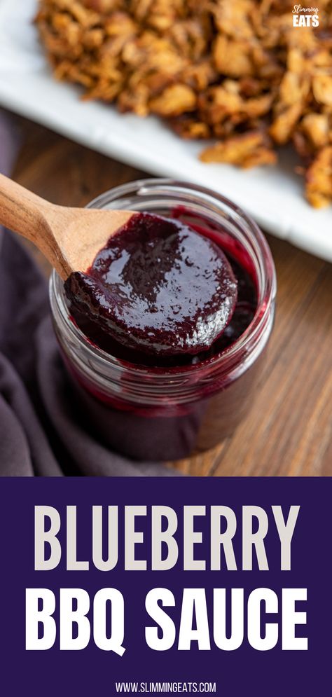 Blueberry Bbq Sauce, Barbeque Sauce Recipe, Bbq Sauce Homemade Easy, Homemade Bbq Sauce Recipe, Barbecue Sauce Recipes, Homemade Barbecue Sauce, Relish Recipes, Blueberry Sauce, Barbeque Sauce