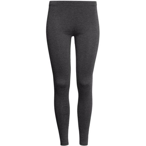 H&M Jersey leggings ($8.67) via Polyvore featuring pants, leggings, h&m, bottoms, trousers, dark grey, cotton trousers, stretch waist pants, cotton jersey pants and dark grey leggings H&m Trousers, Dark Grey Leggings, H&m Leggings, Elastic Waistband Pants, Jersey Pants, Cotton Leggings, Blue Leggings, Pants And Leggings, Elastic Waist Pants