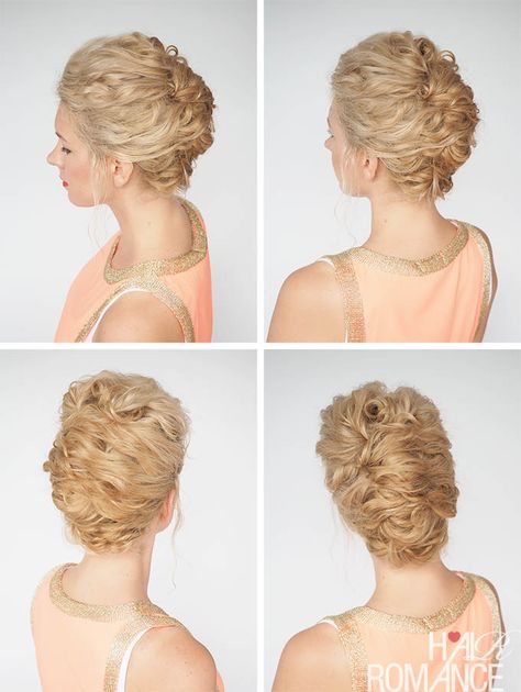 Curly French Twist, Updo For Curly Hair, Hair Romance Curly, Quick Updo, Hair Romance, French Twist Hair, Curly Hair With Bangs, French Twist, Haircuts For Long Hair