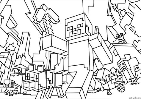 Minecraft Coloring Pages. Print Them For Free! 100 Pictures From the Game Matthew Knight, Teddy Bear Coloring Pages, Ninjago Coloring Pages, Minecraft Printables, Snake Coloring Pages, Minecraft Images, Minecraft World, Minecraft Coloring Pages, Bear Coloring Pages