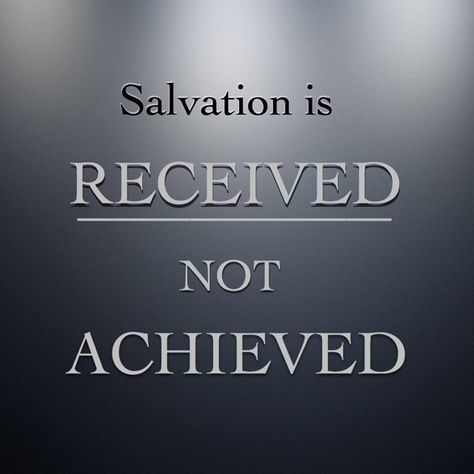 The biggest misconception in human history is that salvation can be ACHIEVED. Salvation cannot be achieved by any human effort whatsoever. It is entirely a gift that can only be RECEIVED by a repentant sinner who trusts in Jesus Christ alone. Ephesians 2:8-9 "For by grace are ye saved through faith; and that not of yourselves: it is the gift of God: Not of works, lest any man should boast." Actsof2020vision.com Salvation Is A Gift From God, Open Your Heart To Salvation, Salvation Quotes Jesus Christ, Work Out Your Own Salvation With Fear, Salvation Quotes, Roman’s Road To Salvation, True Repentance, 1 Thessalonians 4:16-17 Kjv, Ephesians 6:12 Spiritual Warfare