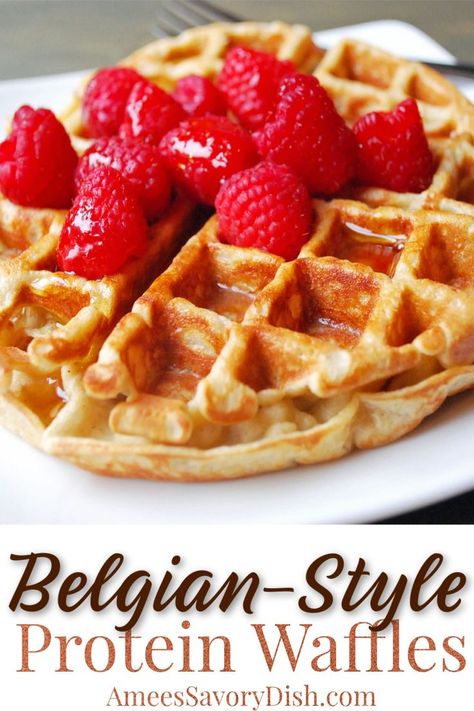 Diy Protein Waffles, Cottage Cheese Waffle Recipe, Cottage Cheese Oats, High Protein Waffle Recipe, Belgian Waffles Recipe, Outdoor Cooking Recipes, Healthy Waffles, Cheese Waffles, Waffle Maker Recipes