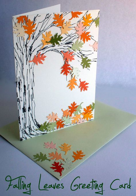 16 Last Minute Thanksgiving Ideas Fall Card Making Ideas, Thanksgiving Card Ideas Simple, Thanksgiving Cards Diy Simple, Cute Greeting Card Ideas, Fall Birthday Cards Handmade, Fall Birthday Cards, Fall Card Ideas, Thanksgiving Card Ideas, Autumn Greeting Cards