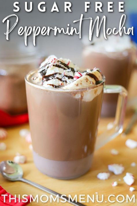 Cappuccino Mix Recipe, Peppermint Coffee Creamer, Peppermint Mocha Creamer, Peppermint Mocha Recipe, Sugar Free Coffee Syrup, Sugar Free White Chocolate, Peppermint Coffee, Starbucks Peppermint Mocha, Peppermint Syrup