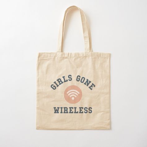 Get my art printed on awesome products. Support me at Redbubble #RBandME: https://www.redbubble.com/i/tote-bag/Girls-gone-wireless-by-Morcawork/69320729.P1QBH?asc=u German Shepherd Mom, Market Tote Bag, Look Retro, Bakery Logo, Bakery Logo Design, Market Tote, Cotton Tote Bag, Funny Valentine, Carry Bag