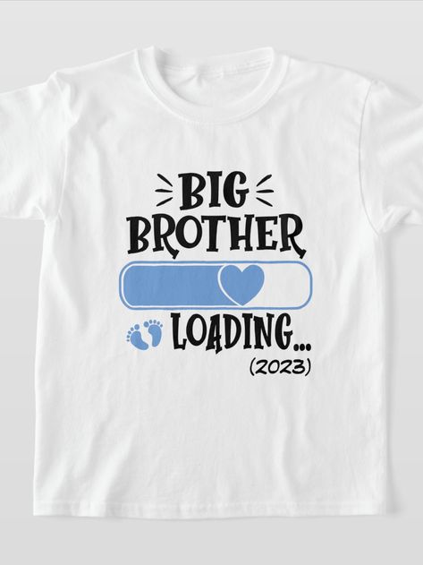 Anniversary Quotes For Friends, Sibling Baby Announcements, Brother Announcement, Baby Surprise Announcement, Big Brother Announcement, Brother Brother, Brother Gifts, Big Brother Gift, Promoted To Big Brother