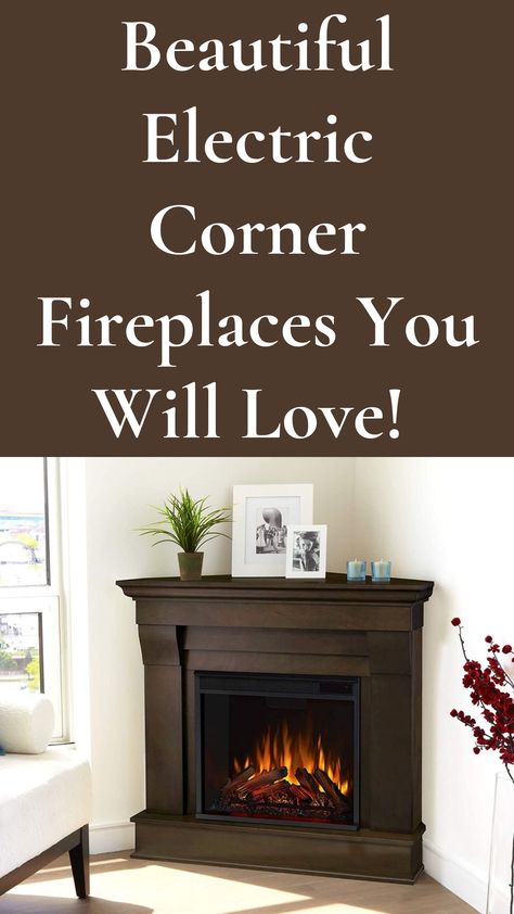 Are you looking for an electric fireplace for the wintertime season? We have the best and most beautiful fireplaces that you will love! Check out our top picks today! Corner Electric Fireplace Ideas With Tv, Electric Fireplace Ideas, Small Electric Fireplace, Electric Fireplace Decor, Beautiful Fireplaces, Corner Electric Fireplace, Arranging Furniture, Electric Fireplace Insert, Bedroom Corner