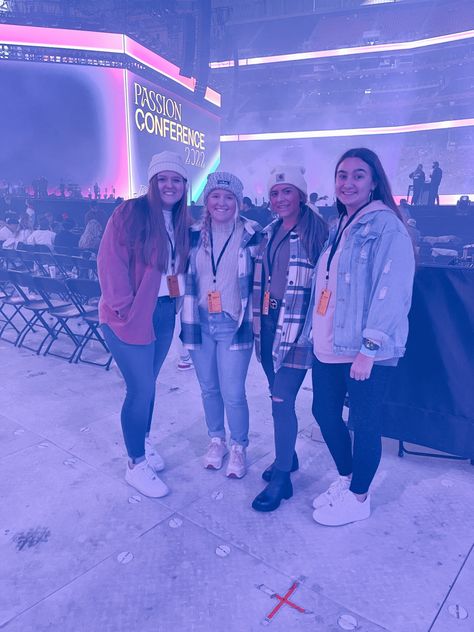 Passion 2023 Conference, Kingdom Friendships, Passion Conference, Christian Vision Board, Church Girl, Youth Conference, Worship Team, Christian Love, Fit Ideas