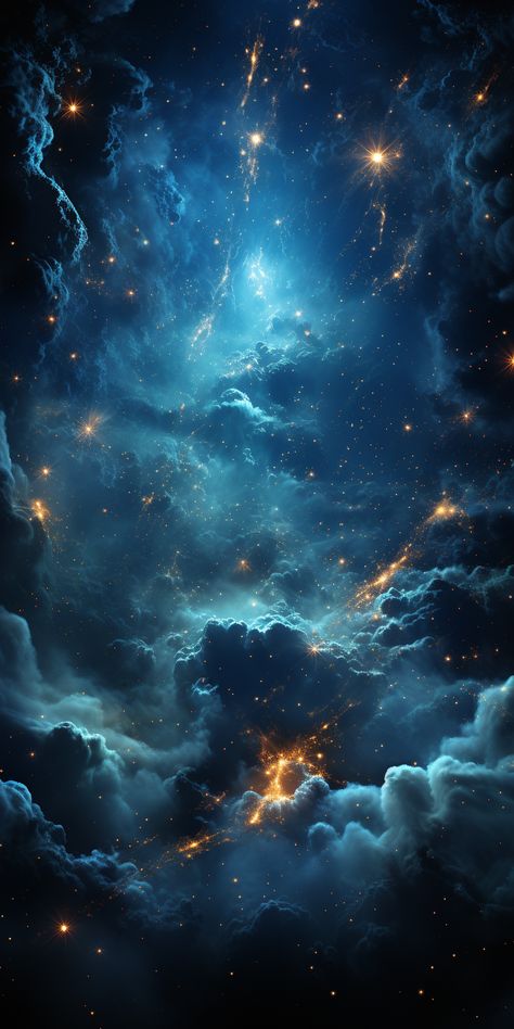 Sky Phone Wallpaper, Phone Wallpaper Lockscreen, Starry Night Wallpaper, Lockscreen Background, Planet Painting, Galaxies Wallpaper, Night Sky Wallpaper, Cloud Wallpaper, Space Pictures